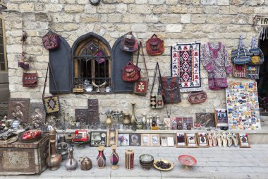 Icheri – Şirvanşahlar Sarayı (eski şehir), Bakü, Azerbaycan. Tipik turist sh