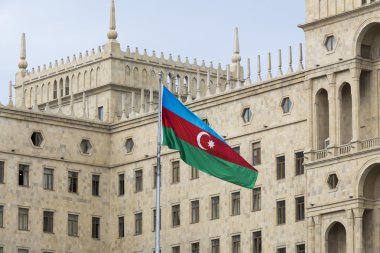 Azerbaycan 'ın Bakü kentindeki Azerbaycan Hükümet Binası.