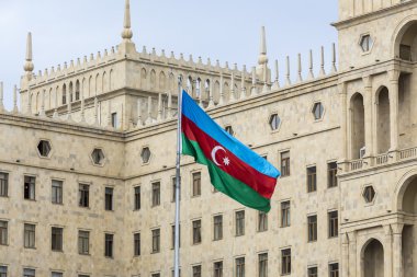 Azerbaycan 'ın Bakü kentindeki Azerbaycan Hükümet Binası.