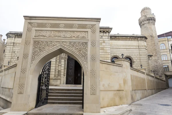 Hermosa mezquita decoración de la puerta textura en Bakú — Foto de Stock