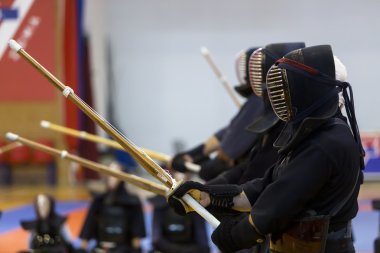 Geleneksel Japon savaş sanatları gösteri