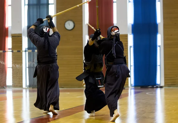 Geleneksel Japon savaş sanatları gösteri — Stok fotoğraf