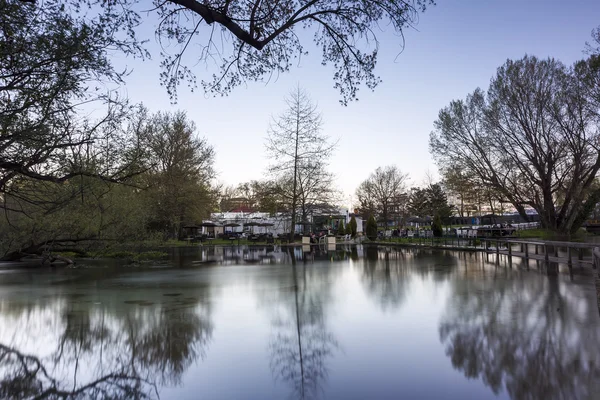 View of the Agia Varvaras Park, Drama City — Stock Photo, Image