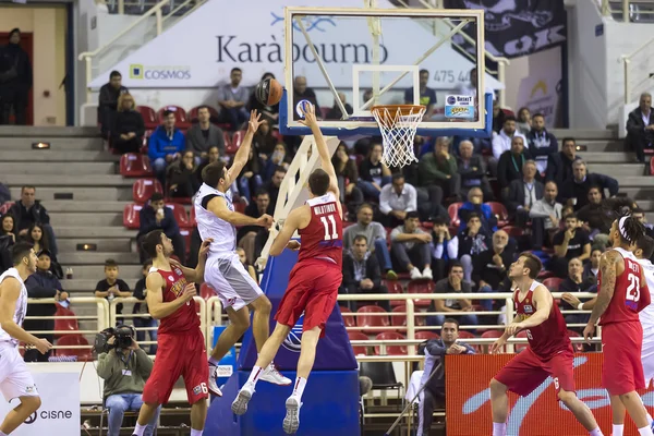 Ligue grecque de basket-ball Paok vs Olympiakos — Photo