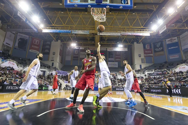 Ligue grecque de basket-ball Paok vs Olympiakos — Photo