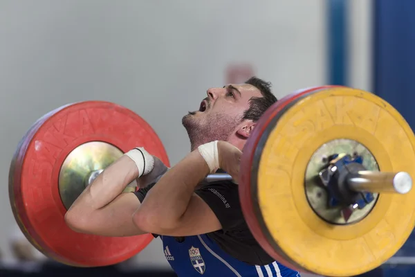 Campionato greco di sollevamento pesi — Foto Stock