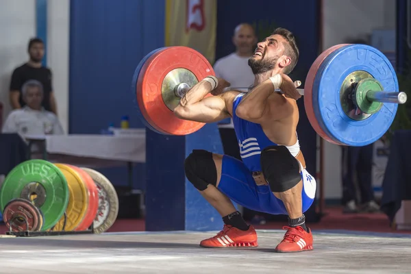 Greek Weightlifting Championship — Stock Photo, Image