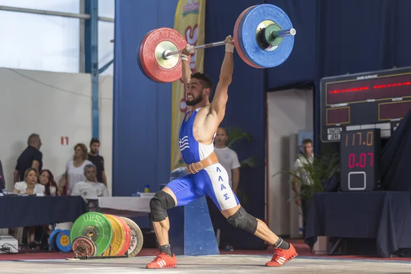 Campeonato Grego de Halterofilismo — Fotografia de Stock