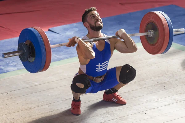 Campionato greco di sollevamento pesi — Foto Stock