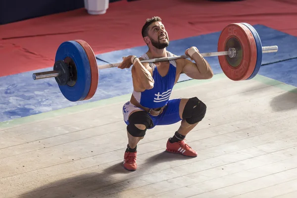 Campionato greco di sollevamento pesi — Foto Stock