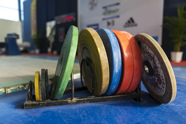 Campionato greco di sollevamento pesi — Foto Stock