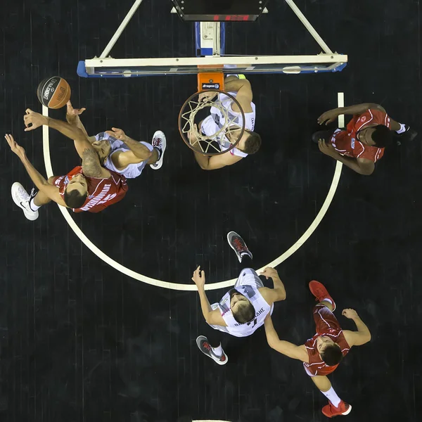 Матч Греческой баскетбольной лиги Паок - Кифисия — стоковое фото