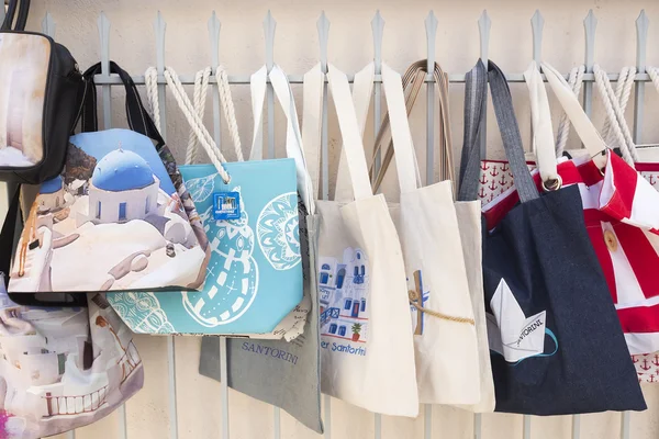 Souvenir shop in the capital of world famous mediterranean islan — Stock Photo, Image