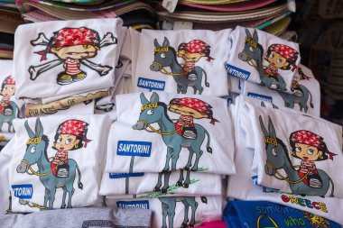 Hediyelik eşya dükkanı dünya ünlü Akdeniz adalar başkenti