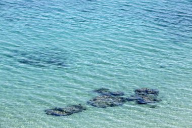 Okyanusun, Yunanistan görünümü kadar hava yakın.  