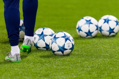 Şampiyonlar Ligi futbol topları maç daha önce