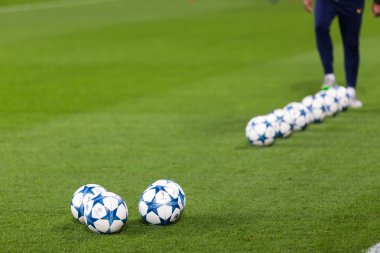 Şampiyonlar Ligi futbol topları maç daha önce