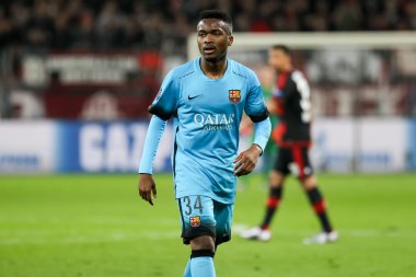 Wilfrid Kaptoum Ba arasında Uefa Şampiyonlar Ligi Oyun sırasında