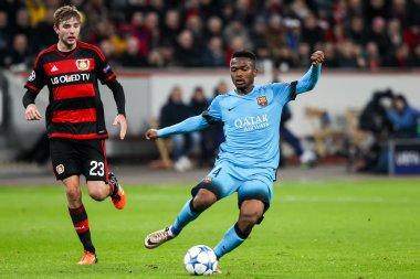 Wilfrid Kaptoum Ba arasında Uefa Şampiyonlar Ligi Oyun sırasında
