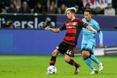Kevin Kampl Bayer arasında Uefa Şampiyonlar Ligi Oyun sırasında 