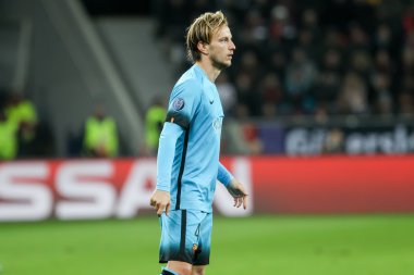 Ivan Rakitic Bayer arasında Uefa Şampiyonlar Ligi Oyun sırasında
