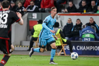 Juan Camara Bayer arasında Uefa Şampiyonlar Ligi Oyun sırasında 