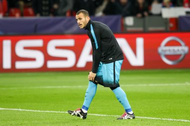 Bay arasında Uefa Şampiyonlar Ligi Oyun sırasında Ssndro Ramirez