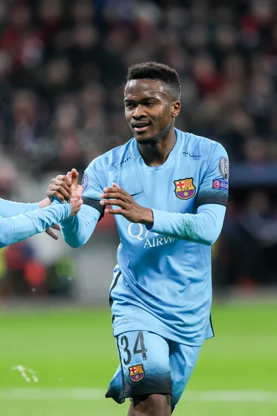 Wilfrid Kaptoum durante el partido de la UEFA Champions League entre Ba — Foto de Stock