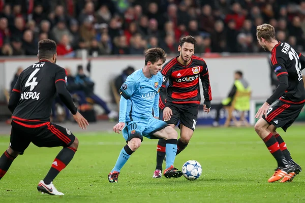 Bayer 04 Leverkusen vs Barcelona Champions League — Fotografia de Stock