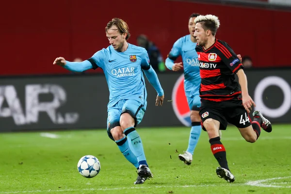 Bayer 04 Leverkusen vs Barcelona Champions League —  Fotos de Stock