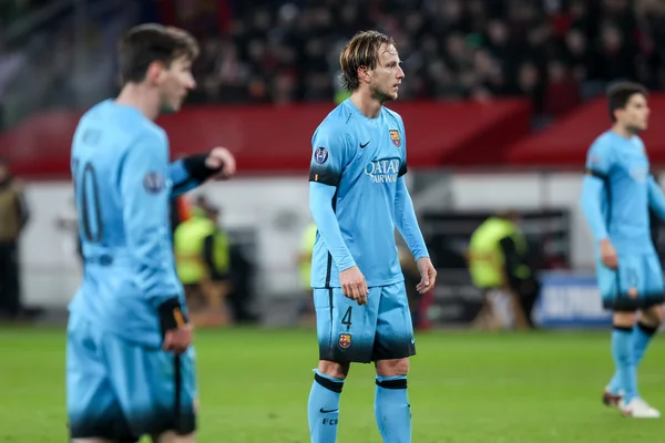 Ivan Rakitic lors du match de Ligue des Champions de l'UEFA entre Bayer — Photo