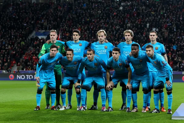 Bayer 04 leverkusen vs barcelona Champions League — Stockfoto