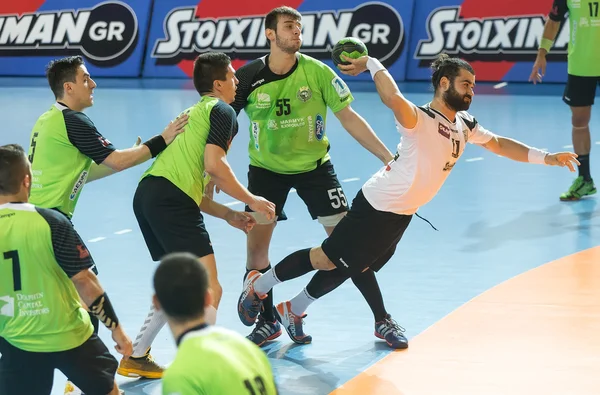 Campeonato Grego de Handebol PAOK vs Diomidis — Fotografia de Stock