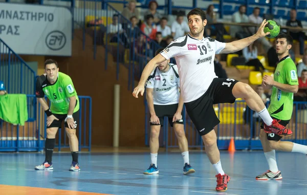 Campeonato Griego de Balonmano PAOK vs Diomidis — Foto de Stock