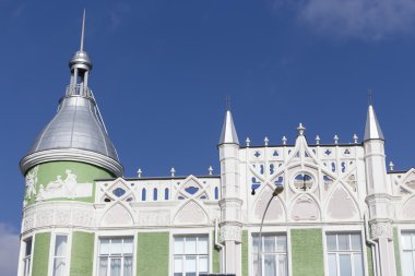 Krasnodar şehir görünümünü. Binalar ve mimari detay
