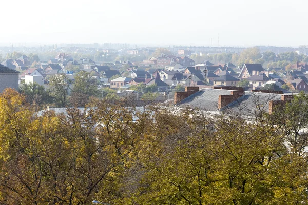 Vista de la ciudad de Krasnodar. Detalle de edificios y arquitectura —  Fotos de Stock