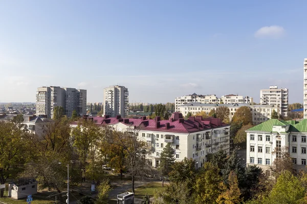 Widok na miasto Krasnodar. Budynki i architektura detal — Zdjęcie stockowe