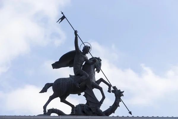 Blick auf die Statuen und Denkmäler von Krasnodar, Russland. — Stockfoto