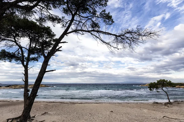 Paradies Bucht Strand, unberührte Natur abstrakten Archipel im Meer — Stockfoto