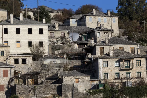 Malowniczej miejscowości vitsa zagori obszarze, północnej Grecji — Zdjęcie stockowe