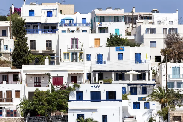 Вид на архитектуру Мбаппе как типичного греческого острова — стоковое фото