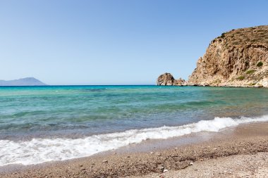Milos island, Kiklad Adaları, Yunanistan picturesque plajları
