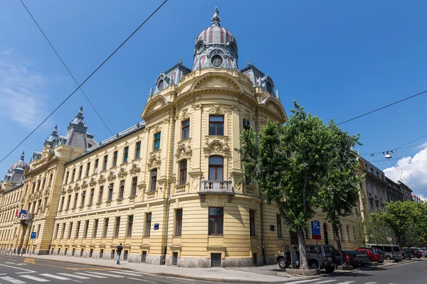 Gebäude im Stadtzentrum von Zagreb, Kroatien. Architektur von — Stockfoto