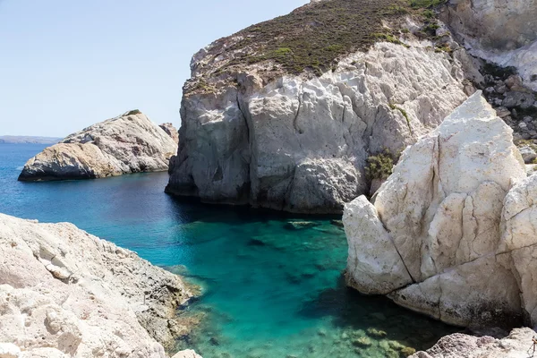 Las pintorescas playas de la isla de Milos, Cícladas, Grecia —  Fotos de Stock