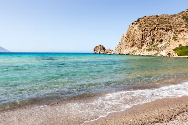 Milos island, Kiklad Adaları, Yunanistan picturesque plajları — Stok fotoğraf