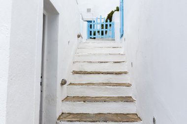 Santorini Island Kiklad Adaları, fira manzaraları klasik görünümünü