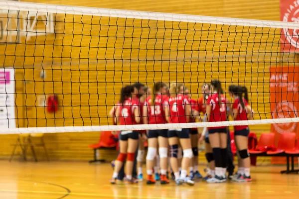 Ligue grecque de volley-ball féminin Aias vs Panathinaikos — Photo