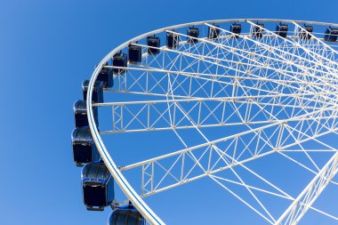 Luna park cazibe tekerlek. Yakın çekim