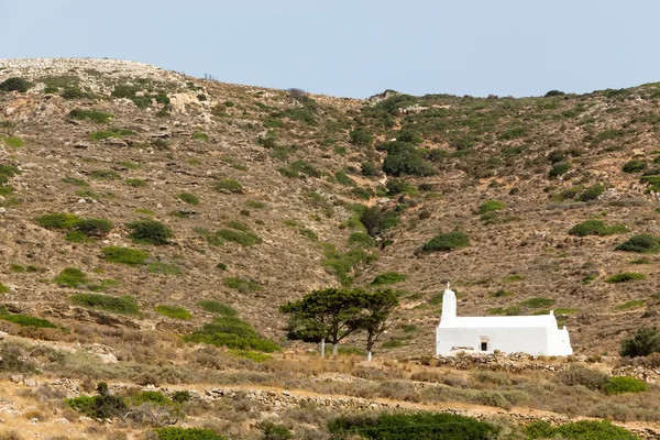 Chiesa greca nell "isola di Ios, Grecia — Foto Stock