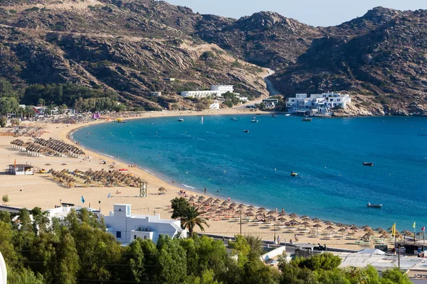 Yunan Adası Ios Island, Cyclad kıyılarına havadan görünümü